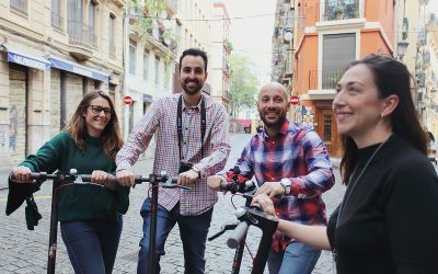 Valencia en patín eléctrico MOLA aún MÁS.